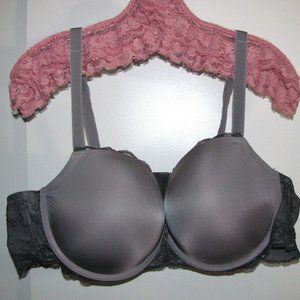 Torrid Lace Sides Push-Up Demi Bra 46C